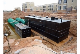 居民生活污水處理設(shè)備現(xiàn)場